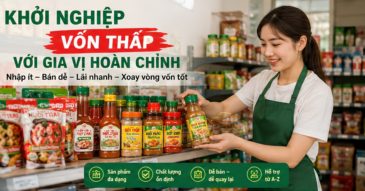 Vốn Dưới 10 Triệu: Cách Bắt Đầu Kinh Doanh Gia Vị Hoàn Chỉnh