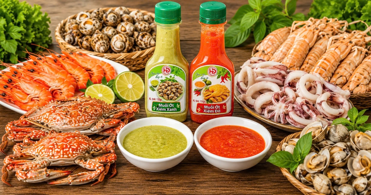 Hải Sản Nào Chấm Muối Nấy: So Sánh Muối Ớt Xanh Và Muối Ớt Đỏ