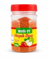 Muối Ớt Huỳnh Dung 100g – Muối Ớt Chấm Trái Cây, Rau Củ, Chế Biến Thức Ăn