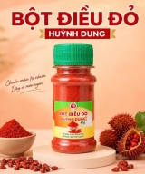 BỘT ĐIỀU ĐỎ HUỲNH DUNG 40G – GIA VỊ TẠO MÀU ĐẸP CHO MÓN ĂN