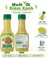 Muối Ớt Xanh HD 150g – Muối Ớt Xiêm Xanh Chấm Hải Sản, Đồ Nướng &amp; Trái Cây