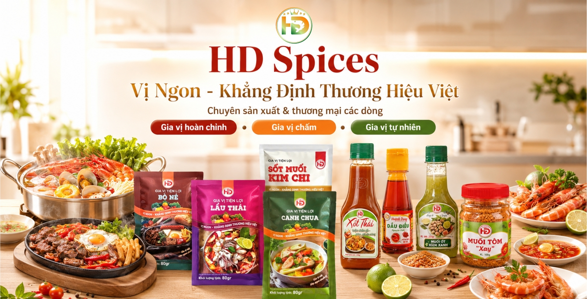 HD Spices - CÔNG TY SẢN XUẤT & THƯƠNG MẠI GIA VỊ