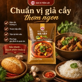 Xốt Giả Cầy HD 80g – Gia Vị Nấu Giả Cầy Thơm Riềng, Mẻ, Mắm Tôm