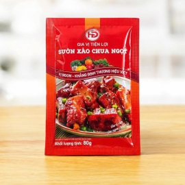 Gia Vị Sườn Xào Chua Ngọt HD 80g – Xốt Gia Vị Tiện Lợi Nấu Sườn Chua Ngọt