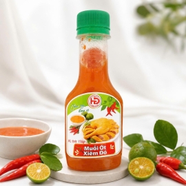 Muối Ớt Đỏ HD 250g – Muối Ớt Xiêm Đỏ Chấm Hải Sản, Đồ Nướng & Trái Cây