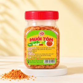 MUỐI TÔM HD 70G – GIA VỊ CHẤM TRÁI CÂY, RAU CỦ VÀ MÓN ĂN