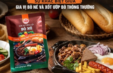 Bò né là gì? Sự khác biệt giữa gia vị bò né và xốt ướp bò thông thường