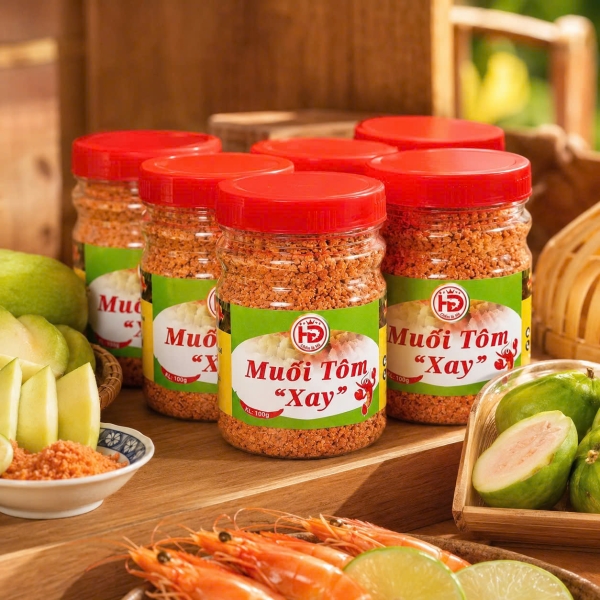 Sỉ Muối Tôm Xay HD 100g Lốc 10 Hũ – Nguồn Hàng Cho Tạp Hóa, Cửa Hàng Trái Cây