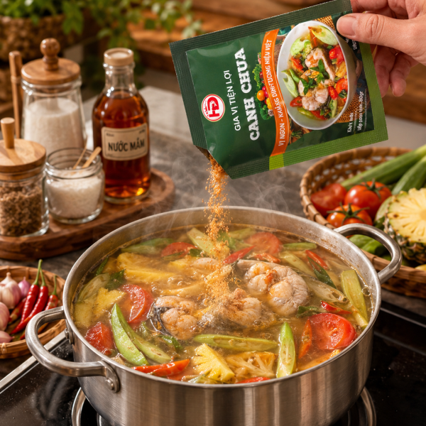 Gia Vị Canh Chua Huỳnh Dung Gói 80g - Nấu Siêu Tốc, Chuẩn Vị
