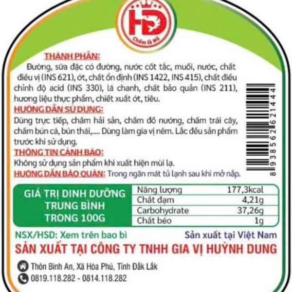 Muối Ớt Tiêu HD 150g – Cay The Đúng Vị, Chấm Hải Sản & Đồ Nướng