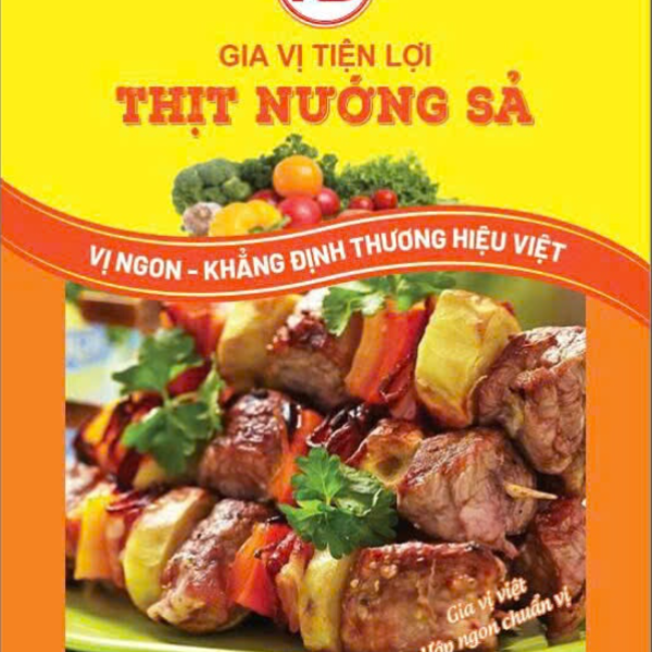Gia Vị Thịt Nướng Sả HD 80g – Xốt Ướp Thịt Nướng Sả Thơm Ngon, Đậm Vị, Tiện Lợi