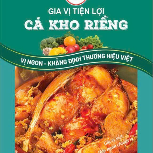 Xốt Cá Kho Riềng HD 80g – Gia Vị Cá Kho Riềng Đậm Đà, Thơm Riềng, Chuẩn Vị Cơm Nhà