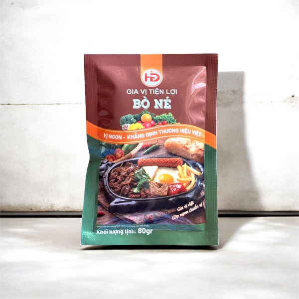 Xốt Gia Vị Tiện Lợi Bò Né Huỳnh Dung (Gói 80g) - Giúp Thịt Mềm, Ngọt Nước