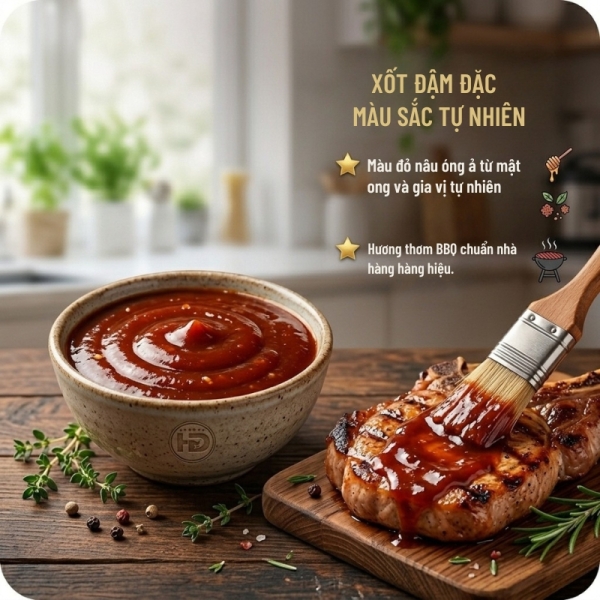 Xốt Ướp Thịt Nướng BBQ HD Spices 80g – Gia Vị Ướp Thịt Nướng Đậm Đà
