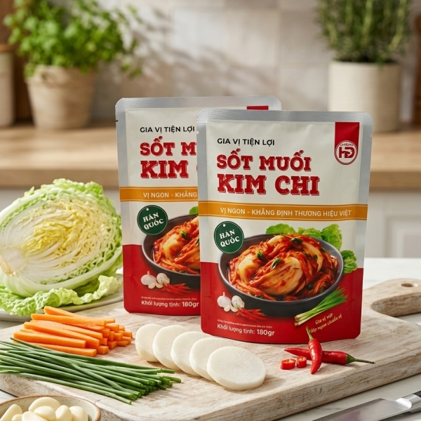 Xốt Muối Kim Chi HD Spices – Gia Vị Muối Kim Chi, Muối Dưa Chua Tiện Lợi Chuẩn Vị