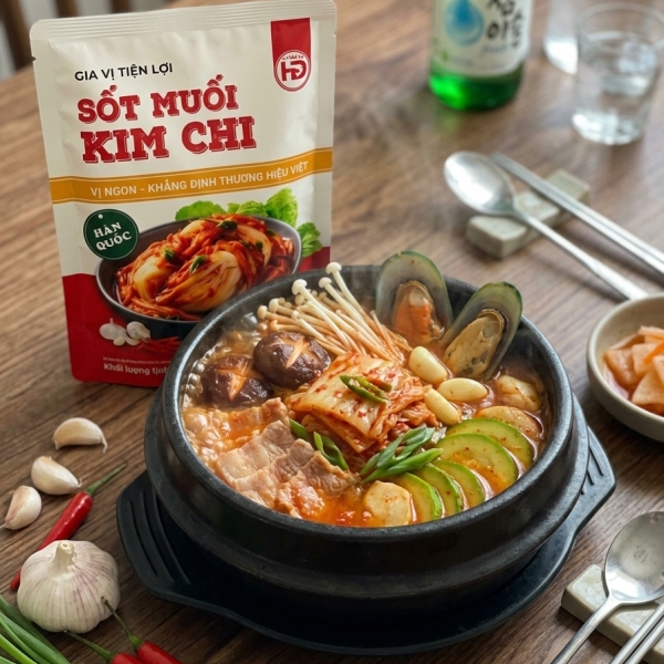 Xốt Muối Kim Chi HD Spices – Gia Vị Muối Kim Chi, Muối Dưa Chua Tiện Lợi Chuẩn Vị
