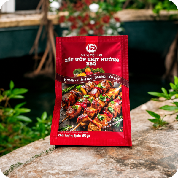 Xốt Ướp Thịt Nướng BBQ HD Spices 80g – Gia Vị Ướp Thịt Nướng Đậm Đà