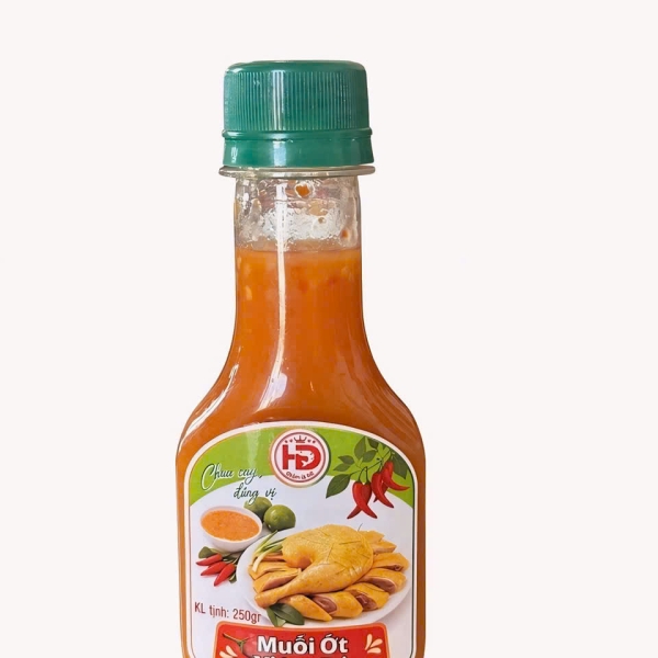 Muối Ớt Xiêm Đỏ HD 250g – Chua Cay Đậm Vị, Dùng Chấm Hải Sản & Đồ Nướng