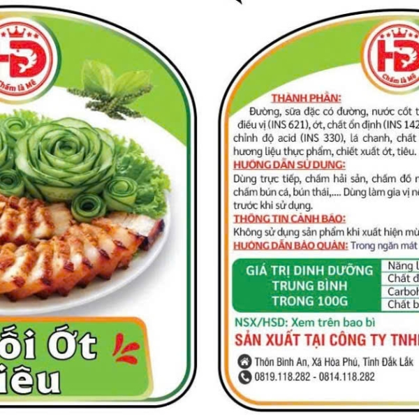 Muối Ớt Tiêu HD 150g – Cay The Đúng Vị, Chấm Hải Sản & Đồ Nướng