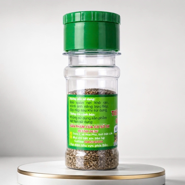 Tiêu Đen Xay Đắk Lắk Huỳnh Dung 25g – Thơm Cay Tự Nhiên, Xay Sẵn Tiện Lợi