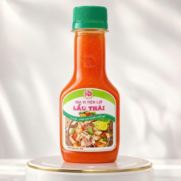 Xốt Lẩu Thái HD 150g – Gia Vị Nấu Lẩu Thái Chua Cay Tiện Lợi
