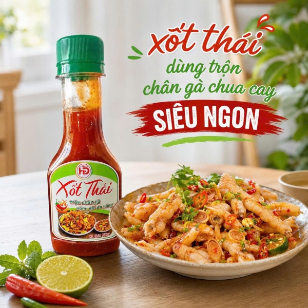 Xốt Thái HD 150g – Xốt Trộn Chân Gà, Nộm, Gỏi Đa Năng