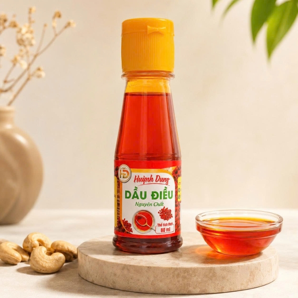 DẦU ĐIỀU HUỲNH DUNG 80ML – GIA VỊ CHẾ BIẾN BÚN BÒ, BÚN RIÊU, BÁNH CANH