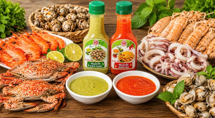 Hải Sản Nào Chấm Muối Nấy: So Sánh Muối Ớt Xanh Và Muối Ớt Đỏ