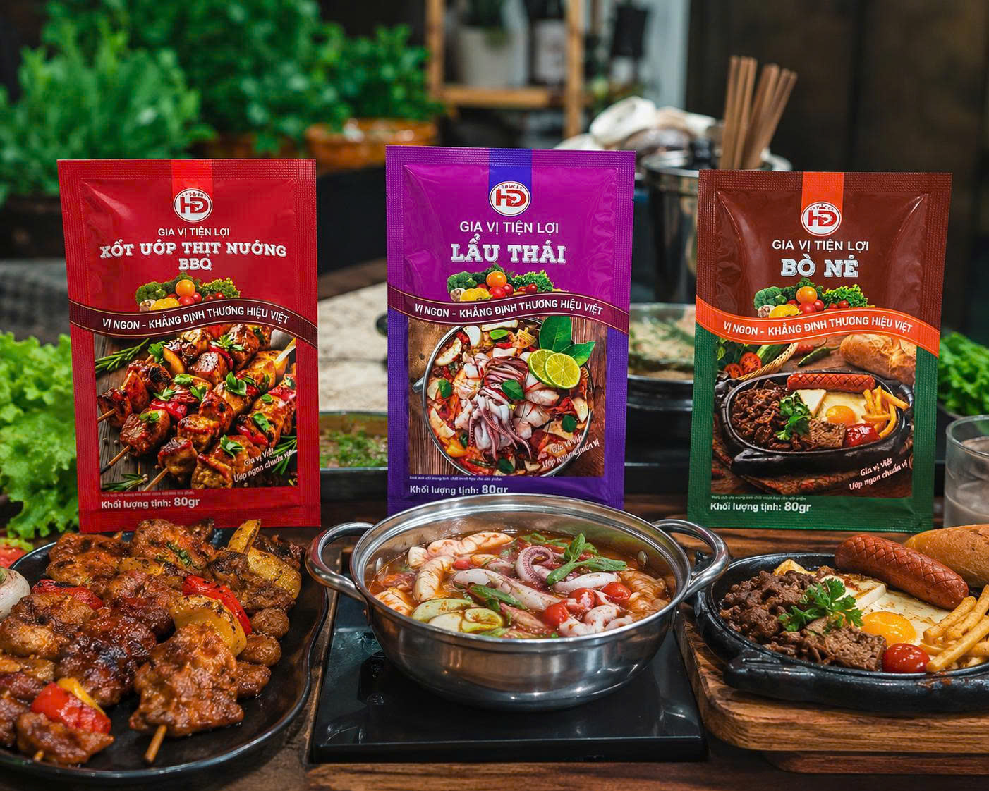 sỉ gia vị hoàn chỉnh HD Spices cho quán ăn