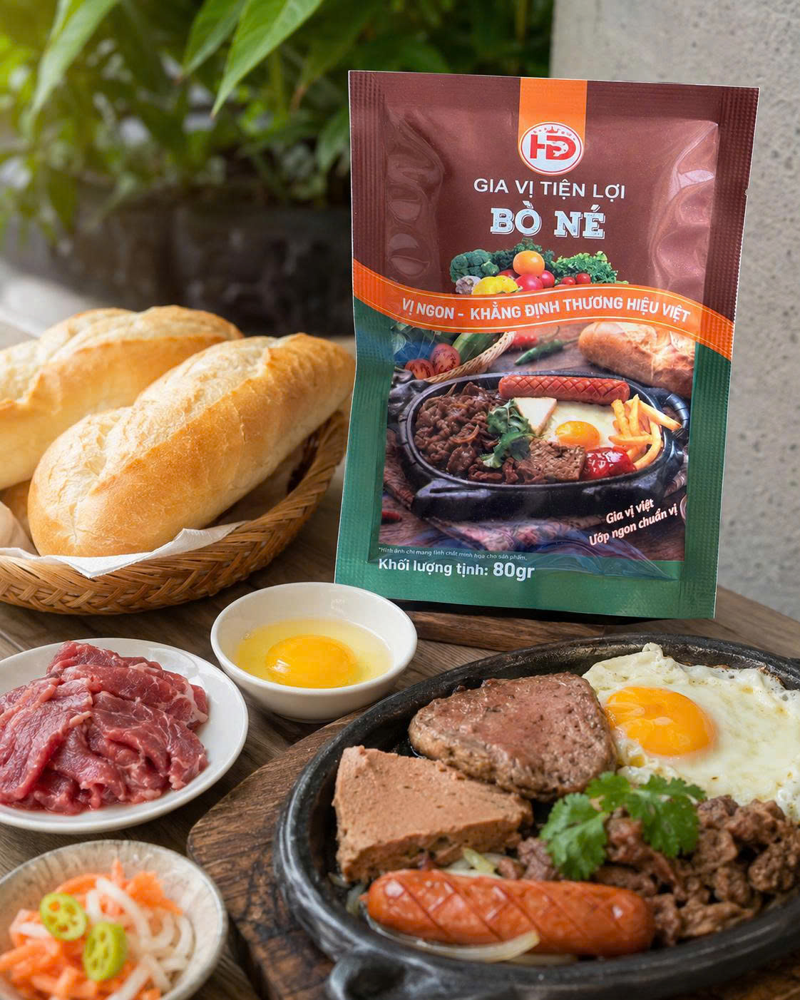 gia vị bò né dạng xốt tiện lợi dùng để ướp thịt bò
